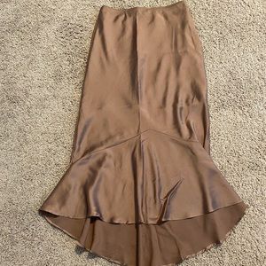 Abercrombie Satin Midaxi Skirt